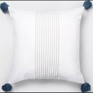 Two NWT Hearth & Hand Magnolia Throw Pillows with Tassels